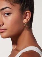 925 Silver Double Hoop Earrings - Image 3