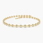 925 Silver Diamond Tennis Bracelet - Image 3