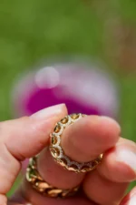 925 Silver Holy Stone Eternity Ring