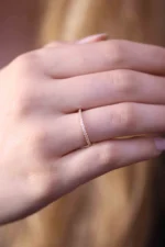 925 Silver Diamond Eternity Band - Image 3