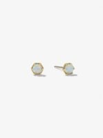 925 Silver Opal Stud Earring - Image 5