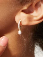 925 Silver Monet Hoops