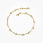 925 Silver Diamond Infinity Bracelet - Image 5