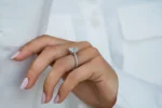 925 Silver 3.25Ct Radiant Cut Diamond Engagement Ring - Image 2