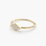 925 Silver Simple Diamond Ring - Image 5