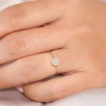 925 Silver Halo Diamond Ring - Image 8