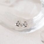925 Silver Heart Knot Earrings - Image 4
