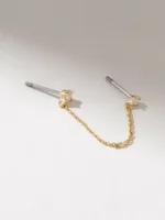 925 SilverBelle Diamond Earrings - Image 3