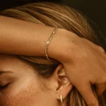 925 Silver Cuban Link Diamond Bracelet - Image 4