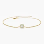 925 Silver Simple Diamond Bracelet - Image 2