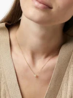 925 Silver Butterfly Diamond Necklace