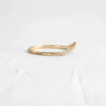 925 Sterling Silver Custom Curved Wisp Band - Image 4