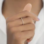 925 Sterling Silver Petite Many Moons Band - Image 2