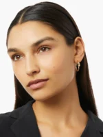 925 Silver Natasha Hoops - Image 6