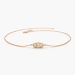 925 Silver Art Deco Chain Bracelet - Image 5
