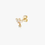 925 Silver Marquise Dangle Stud - Image 3