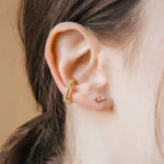 925 Silver Stella Star Earrings Studs - Image 2