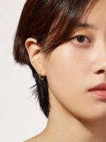 925 Silver Wavy Hoop Earrings - Image 4