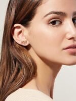 925 Silver Boa Stud Earrings - Image 2