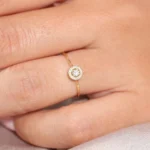 925 Silver Halo Diamond Ring - Image 5