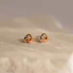 925 Silver Trinity Knot Earrings - Image 2