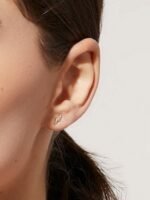 925 Silver Lightning Stud Earring - Image 2