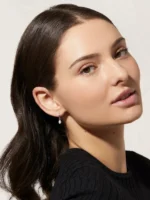 925 Silver Frida Drop Hoops - Image 4