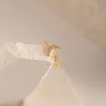 925 Silver Pave Star and Moon Ring - Image 4