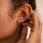 925 Silver Jady Wire Diamond Hoop Earrings