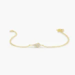 925 Silver Diamond Bracelet - Image 2