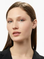 925 Silver Dice Huggies - Image 3