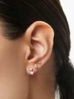 925 Silver Sia Link Earring Set