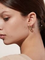 925 Silver Double Hoop Earrings - Image 4