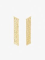 925 Silver Dangle Chain Stud Earrings - Image 6