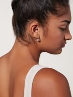 925 Silver Double Hoop Earrings - Image 3