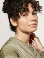 925 Silver Quilted Hoop Earrings - Image 3