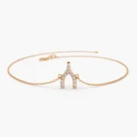 925 Silver Wishbone Charm Bracelet - Image 7