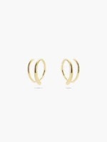 925 Silver Spiral Hoops - Image 3