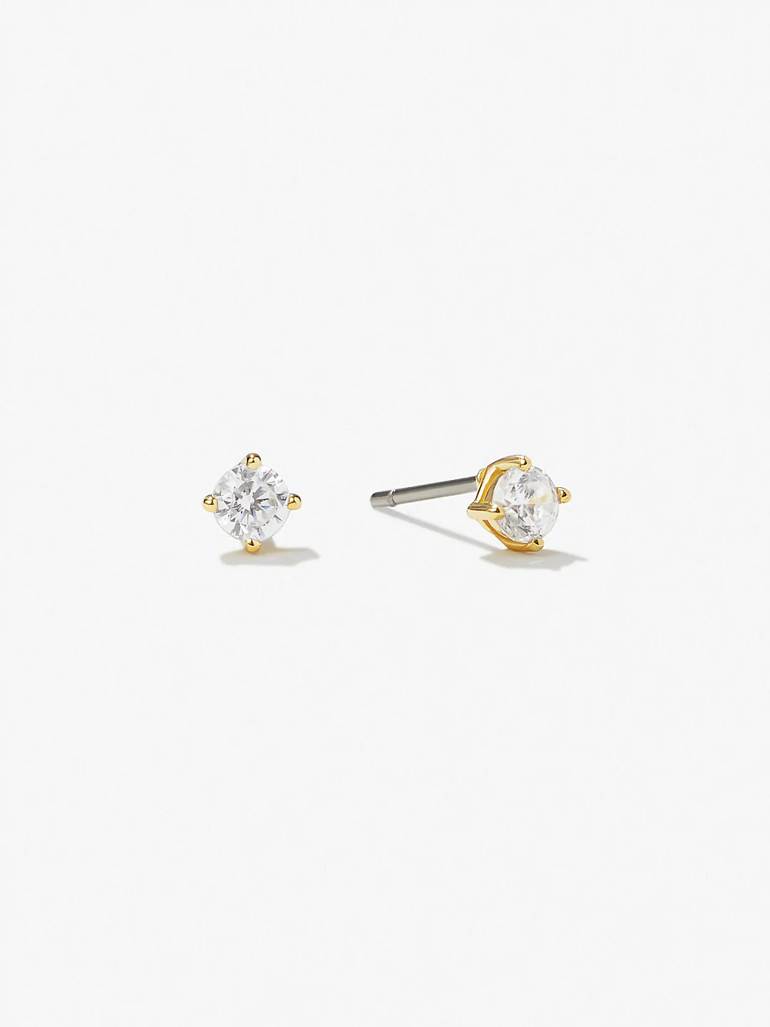 400548_9b8e0e9a75e24ad59341a0aeaf9f411cmv2.webp 925 Silver Round Diamond Studs - Image 1