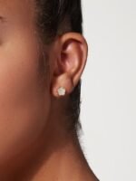 925 Silver Flower Stud Earrings