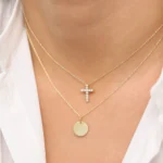 925 Silver Diamond Cross Necklace - Image 6