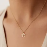 925 Silver Star Necklace - Image 2