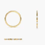 925 Silver Baguette Diamond Dainty Full Eternity - Image 4