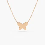 925 Silver Butterfly Necklace - Image 4