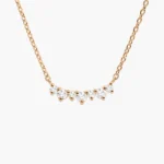 925 Silver Diamond Cluster Necklace - Image 3