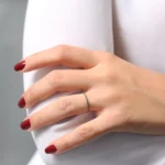 925 Silver  Emerald Eternity Band - Image 3