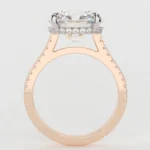 925 Silver 6.30Ct Oval Cut Diamond Engagement Ring - Image 9