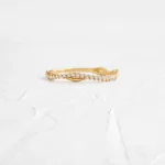 925 Silver Twist and Turn Stack Ring