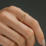 925 Silver Diamond Edison Band