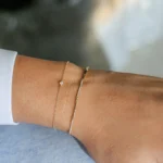 925 Silver Diamond Bar Bracelet - Image 7
